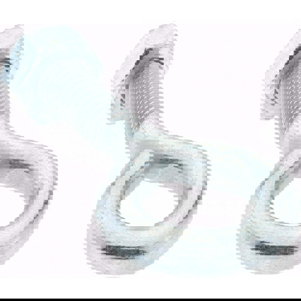 1/4-20, Zinc-Plated Finish, Steel Wire Turned Open Eye Bolt